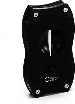 Colibri V-Cut, резак для сигар в форме V, черный цвет