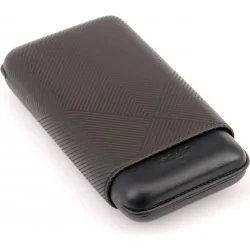Портсигар Davidoff XL-3 leaf кожаный черный