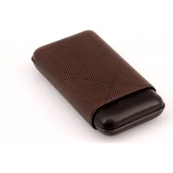 Портсигар Davidoff XL-3 leaf кожаный коричневый
