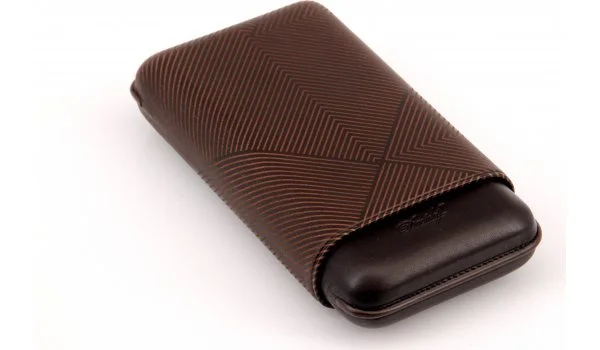 Портсигар Davidoff XL-3 leaf кожаный коричневый