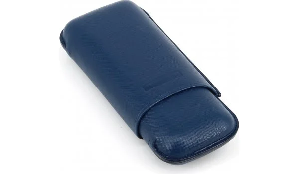 Портсигар Martin Wess Cigar Case Double Robusto Blue