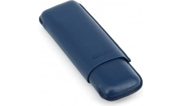 Портсигар Martin Wess Cigar Case Double Toro Giant Blue