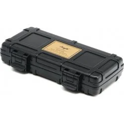 Angelo Triple Cigar Case Black