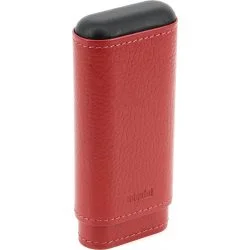 adorini Cigar Case Genuine Leather 2-3 сигары Magma Red