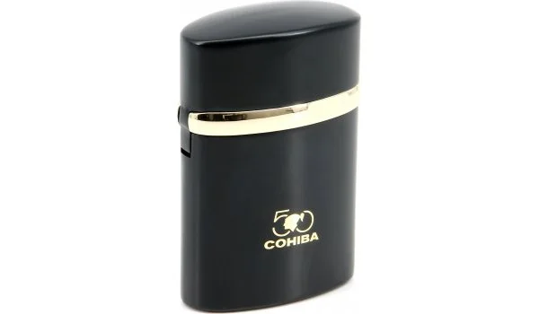 Cohiba 50 Years Table Jet Lighter Triple Flame Black