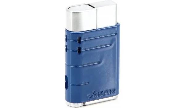 Зажигалка Xikar Linea Jet Lighter синего цвета