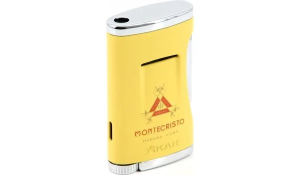 Зажигалка Xikar Montecristo Jet Lighter Yellow