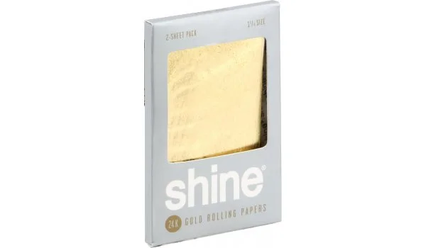 Shine 24K Gold Rolling Papers 2 штуки