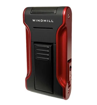 Турбо зажигалка Kantana от Windmill черный/красный