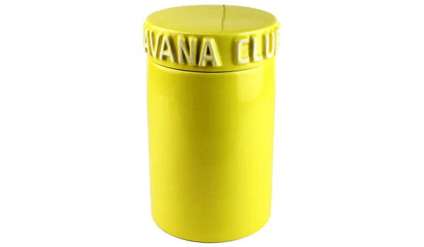 Банка для сигар Havana Club Тинаха желтая