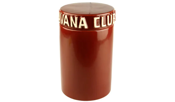 Havana Club Банка для сигар Tinaja темно-красная