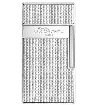 S.T. Dupont Biggy Зажигалка алмазная отделка и хром 025010