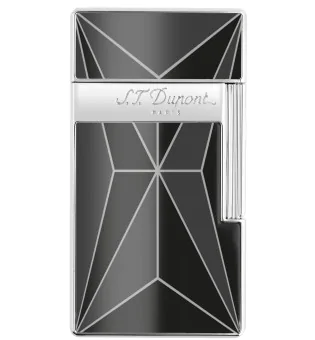 S.T. Dupont Зажигалка Biggy Fire X черная и хромированная 025070