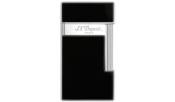  S.T. Dupont Зажигалка Slimmy черный лак и хром 028001