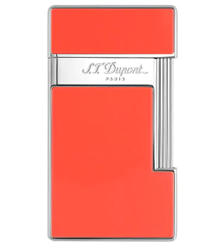 S.T. Dupont Зажигалка Slimmy коралловый лак и хром 028006