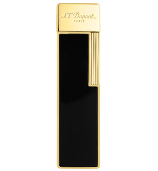 S.T. Dupont Twiggy Зажигалка черный лак с золотом 030002
