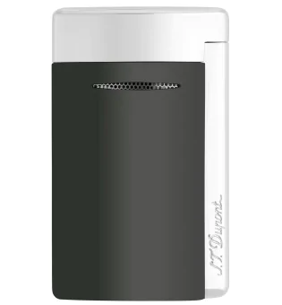 S.T. Dupont Minijet Зажигалка черная хромированная 010803
