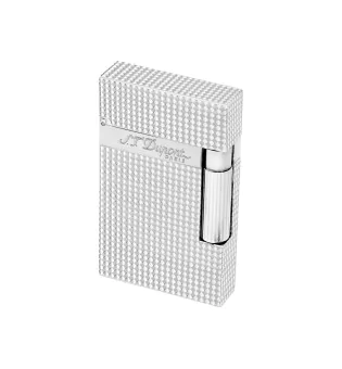 ST Dupont Ligne 2 Зажигалка, ромбы, серебро