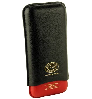Partagas Series Кожаный чехол черный и красный