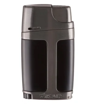 Xikar Element Зажигалка, цвет черный и оружейный металл