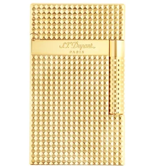 S.T. Dupont Le Grand Cling Зажигалка Diamond Head желтое золото C23009