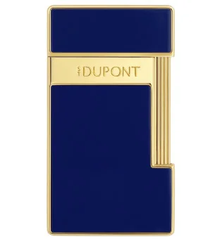 S.T. Dupont Slimmy Зажигалка синий лак с золотом 028225