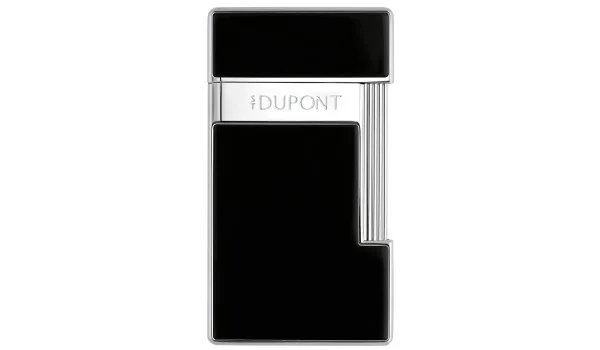 S.T. Dupont Зажигалка Slimmy черный лак и хром 028221