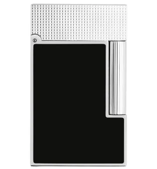 Зажигалка S.T. Dupont Ligne 2, палладий и матово-черный C16602