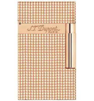 ST Dupont Ligne 2 Зажигалка, ромбы, желтое золото
