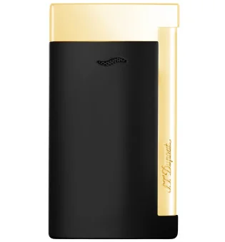 ST Dupont Slim 7 27708 - черная и золотистая отделка