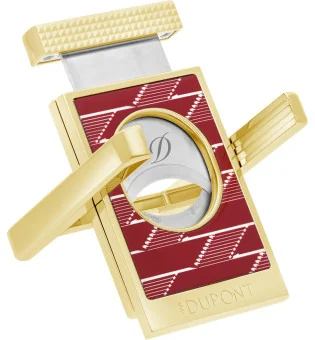 S.T. Dupont Каттер и подставка для сигар Monogram 1872 бордовый 003478