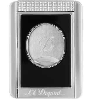 Гильотина с двумя лезвиями и подставкой для сигар S.T. Dupont, черный/хром