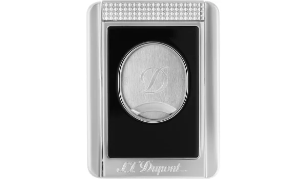 Гильотина с двумя лезвиями и подставкой для сигар S.T. Dupont, черный/хром