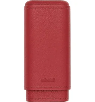 adorini Портсигар из натуральной кожи, красный, на 2-3 сигары