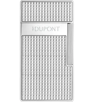 S.T. Dupont Biggy Зажигалка хром с алмазной насечкой 025210