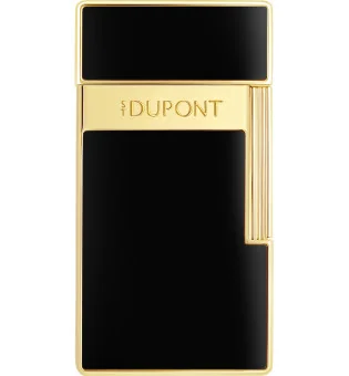 S.T. Dupont Biggy Зажигалка черный лак золото 025222
