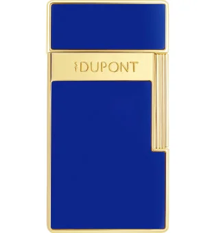 S.T. Dupont Biggy Зажигалка синий лак золото 025225