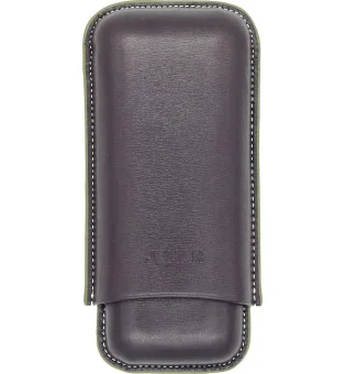 Jemar Кожаный портсигар для двух сигар Edge Barniz 464/2