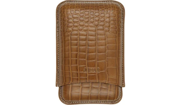 Jemar Кожаный портсигар для трех сигар Coco Camel 464/3