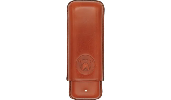 Bulldog by Dunhill Портсигар коричневый на 2 Corona