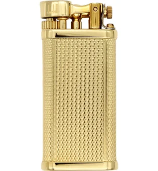 Dunhill Unique Зажигалка золотая с узоров 
