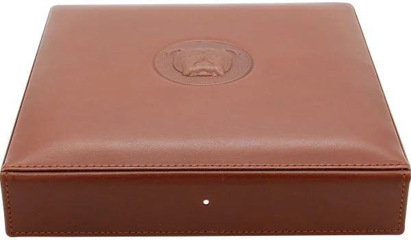 Bulldog by Dunhill Дорожный хьюмидор на 10 сигар, коричневый