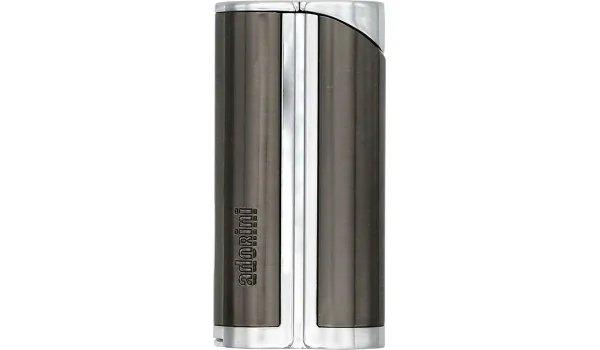 Зажигалка adorini Single Jet Curve темно-серая со встроенным пробойником Фото 4