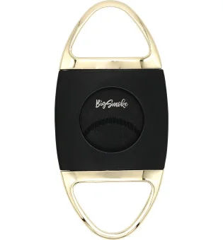 BigSmoke Резак черный и золотой, зазубренные черные лезвия