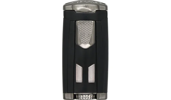 Зажигалка Xikar three flames матовая черная Фото 2