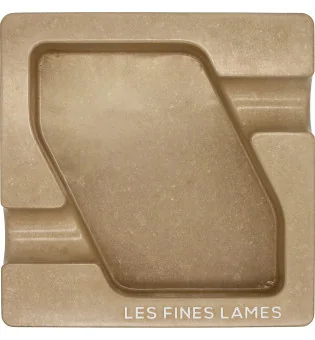 Пепельница Les Fines Lames Dyad из бетона цвета «койот-тан»