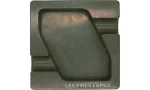 Пепельница Les Fines Lames Dyad из зеленого бетона