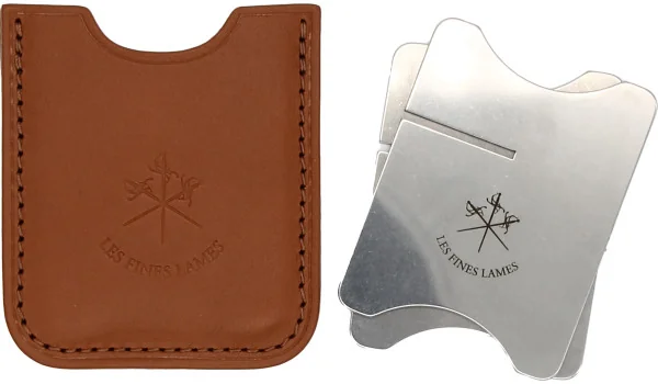 Сигарный столик Les Fines Lames с кожаным чехлом цвета «тан»