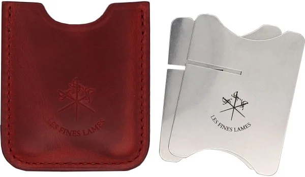 Les Fines Lames Cigar Bench с кожаным чехлом Cherry Red