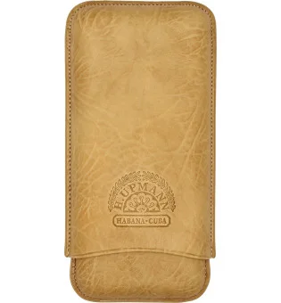 H.Upmann Cigar Case коричневый для 3 сигар